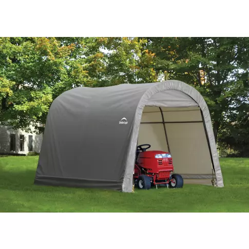 Shed-in-a-Box 10 x 10 x 8 ft Roundtop Gray — 产品附加图 3