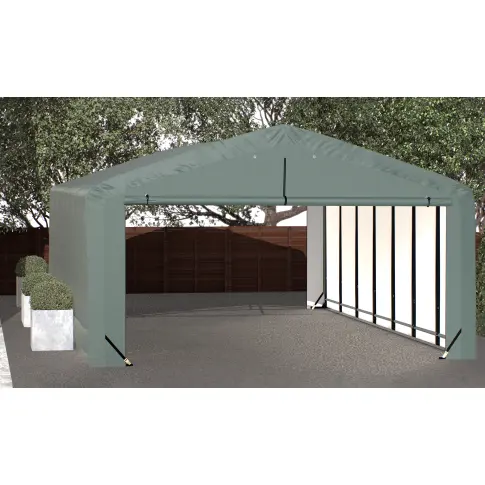 ShelterTube Wind and Snow-Load Rated Garage, 20x32x12 Green — additional product view 3