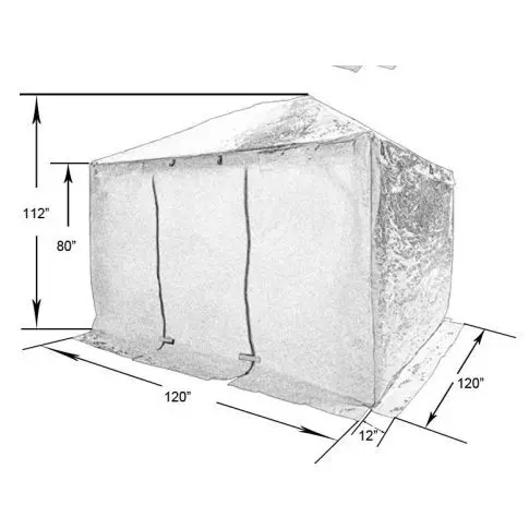 Couverture hivernale 10'x10' pour gazebo - Corriveau