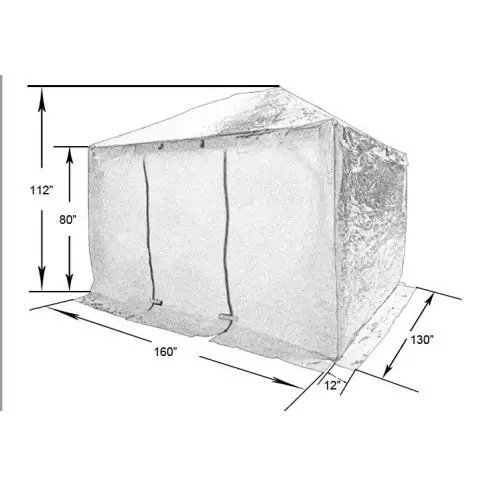 Winter cover 10'x12' for gazebo - Corriveau