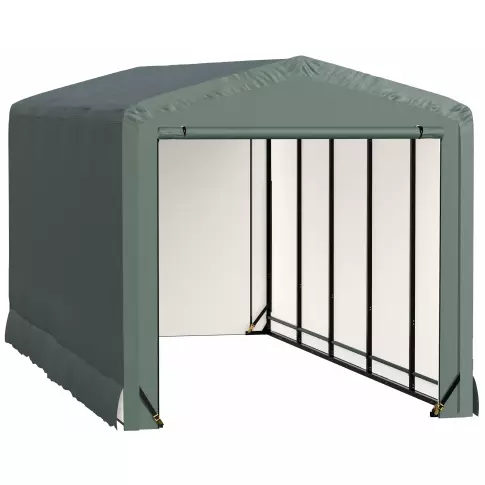 ShelterTube Wind and Snow-Load Rated Garage, 10x23x10 Green — 产品备用图