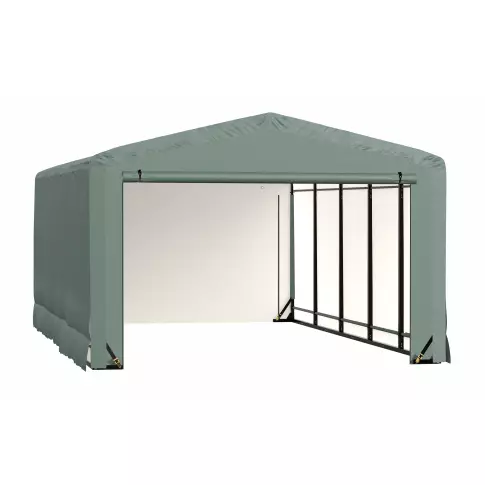 ShelterLogic ShelterTube Wind and Snow-Load Rated Garage, 12x27x8 Green