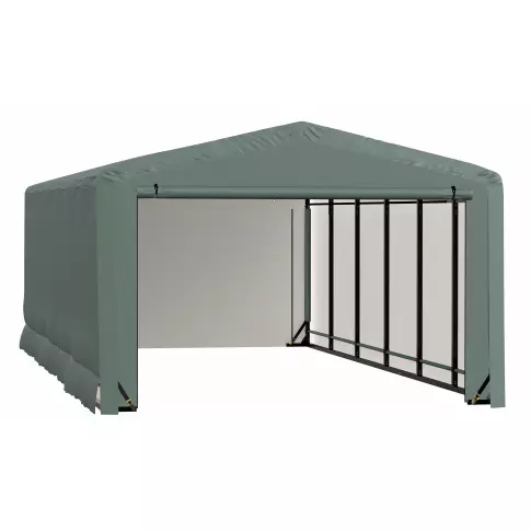 ShelterLogic ShelterTube Wind and Snow-Load Rated Garage, 12x23x8 Green