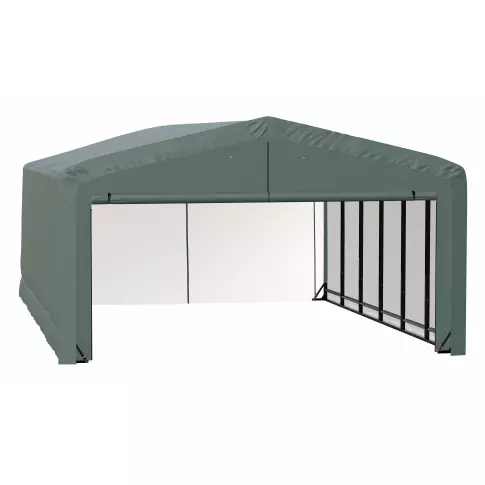 ShelterTube Wind and Snow-Load Rated Garage, 20x27x12 Green — 产品备用图