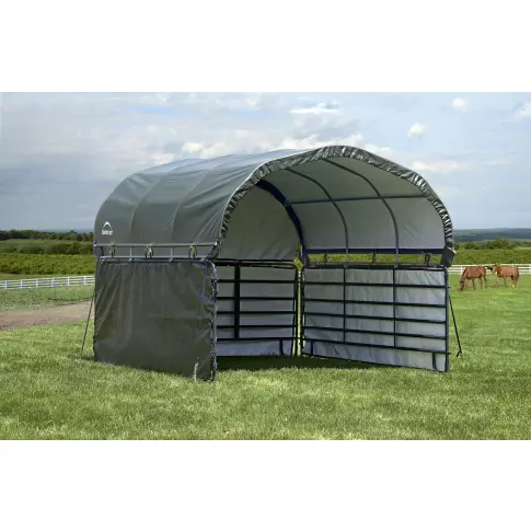 ShelterLogic Ensemble pour enclos Corral Shelter 12x12 pi vert