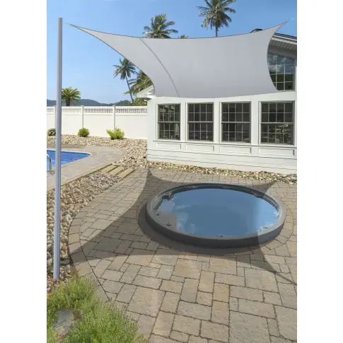16 ft square Gray Shade Sail — 产品附加图 3