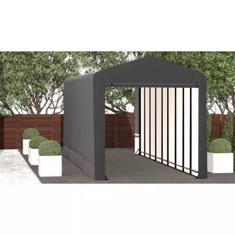 ShelterLogic ShelterTube Wind and Snow-Load Rated Garage, 14x40x16 Gray