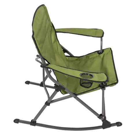 Camp & Go Soft arm rocking quad chair moss