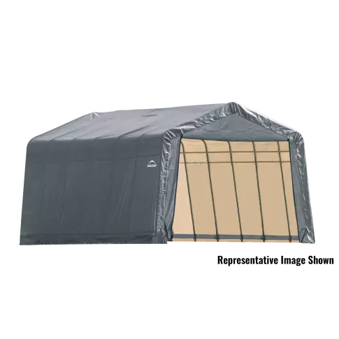 ShelterCoat 12 x 28 x 8 ft. Garage Peak Gray STD — alternate product view
