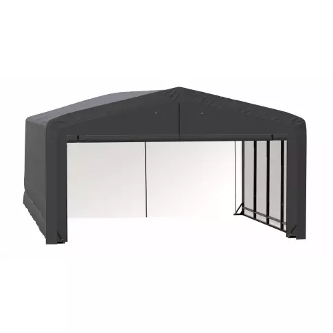 ShelterLogic ShelterTube Wind and Snow-Load Rated Garage, 20x32x12 Gray