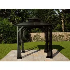 Gazebo Penguin Shefford Gazebo metal roof 8x8