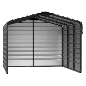 Arrow Steel Carport With 3 Wall Kits, 10X15X07