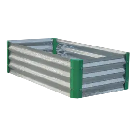 Miracle-Gro® 2 X 4 X 1 Ft Galvanized Green Raised Garden Bed