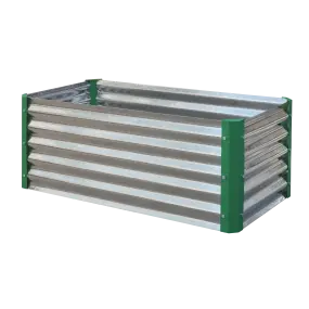 Miracle-Gro® 2 X 4 X 2 Ft Galvanized Green Raised Garden Bed