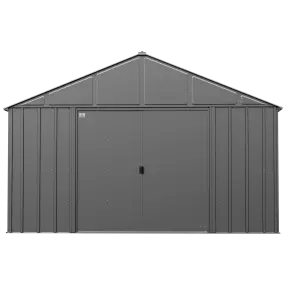 Arrow Classic Metal Shed, 12 x 12, Charcoal