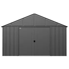 Arrow Classic Metal Shed, 12 x 14, Charcoal