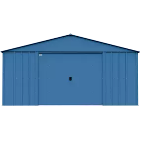 Arrow Classic Metal Shed, 14 x 17, Blue Grey