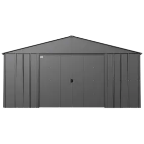 Arrow Classic Metal Shed, 14 x 17, Charcoal