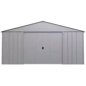 Arrow Classic Metal Shed, 14 x 17, Flute Grey