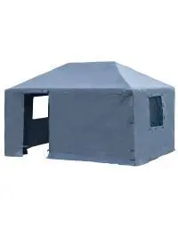 Sojag Universal Grey Winter Cover for Gazebos, 10 ft. x 14 ft. — isolated product on white background
