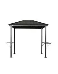 Sojag Dakota, 6 ft. x 8 ft. BBQ Gazebo - Dark Brown — isolated product on white background