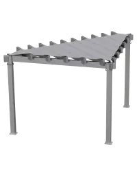 Sojag Lima Grey 10 x 10 ft. Rustproof Aluminum Frame Pergola