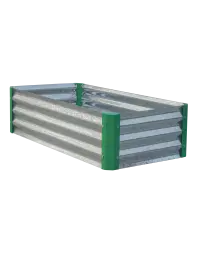 Miracle-Gro® 2 X 4 X 1 Ft Galvanized Green Raised Garden Bed