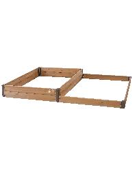 Miracle-Gro® Wood 4 x 8 ft. 2-tier Raised Garden Bed
