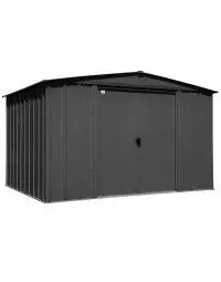 Remise de rangement en acier Arrow Classic, 10x8, gris charbon