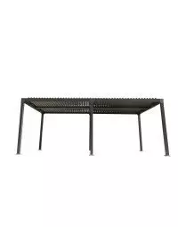 Corriveau Casilda pergola louver with many blinds 10' x 20'