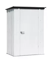 Arrow Spacemaker Patio Shed, 4x3, Flute Grey and Anthracite