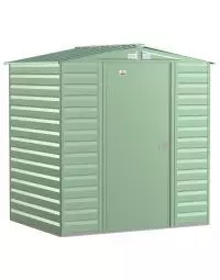 Arrow Select Steel Storage Shed, 6x5, Sage Green