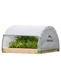 GrowIT Backyard Raised Bed Round 4 x 4 ft. Greenhouse — alternate product view