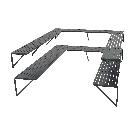 Sojag 7x8英尺温室置物架套件