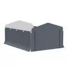 Enclosure Kit for Arrow Carport, 12 ft. x 20 ft. Gray