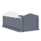 Ensemble de parois grises pour abri d'auto Arrow 10 x 15 pi
