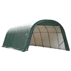 ShelterCoat 12 x 24 ft. Wind and Snow Rated Garage Round Green STD