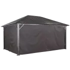 Sojag Brown Curtains for Genova Gazebo, 12 ft. x 16 ft., Poly