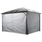 Sojag, rideaux gris pour abri soleil Meridien, 10 x 12 pi, polyester filé