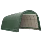 ShelterCoat 15 x 28 x 12英尺 防风防雪额定车库 圆顶 绿色 STD