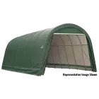 ShelterCoat 15 x 24 ft. Wind and Snow Rated Garage Round Green STD