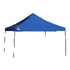 Tente à auvent escamotable Shade Tech à pieds droits, 12x12 bleu