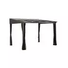 Sojag Pompano 10 ft. x 10 ft. Wall Gazebo, Charcoal Grey