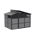 Sojag Rainier 8 x 11英尺铝制框架储物棚