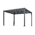 Pergola Sojag HILO en aluminium à persiennes, 10 x 10 pi