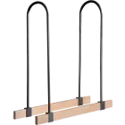Kit de support réglable de rangement à bois