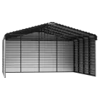 Steel Carport With 3 Wall Kits, 20X20X09