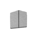Kit de mur arrière 10 x 9 pi pour abri d'auto Arrow en acier, coquille d'œuf