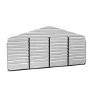 20X7后墙套件 钢制车棚专用