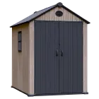 Cabanon en résine Arrow série 6x8 frêne brun